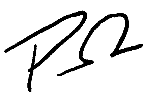 P and the omega sign, hand written